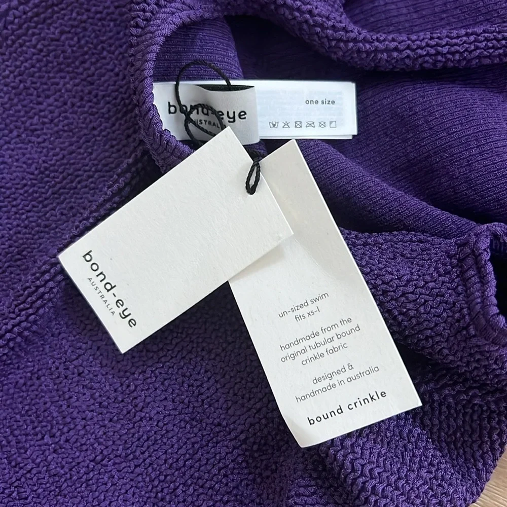 Bond-Eye Madison One Piece Swimsuit Dahlia Shimmer One Size - Picture 9 of 9